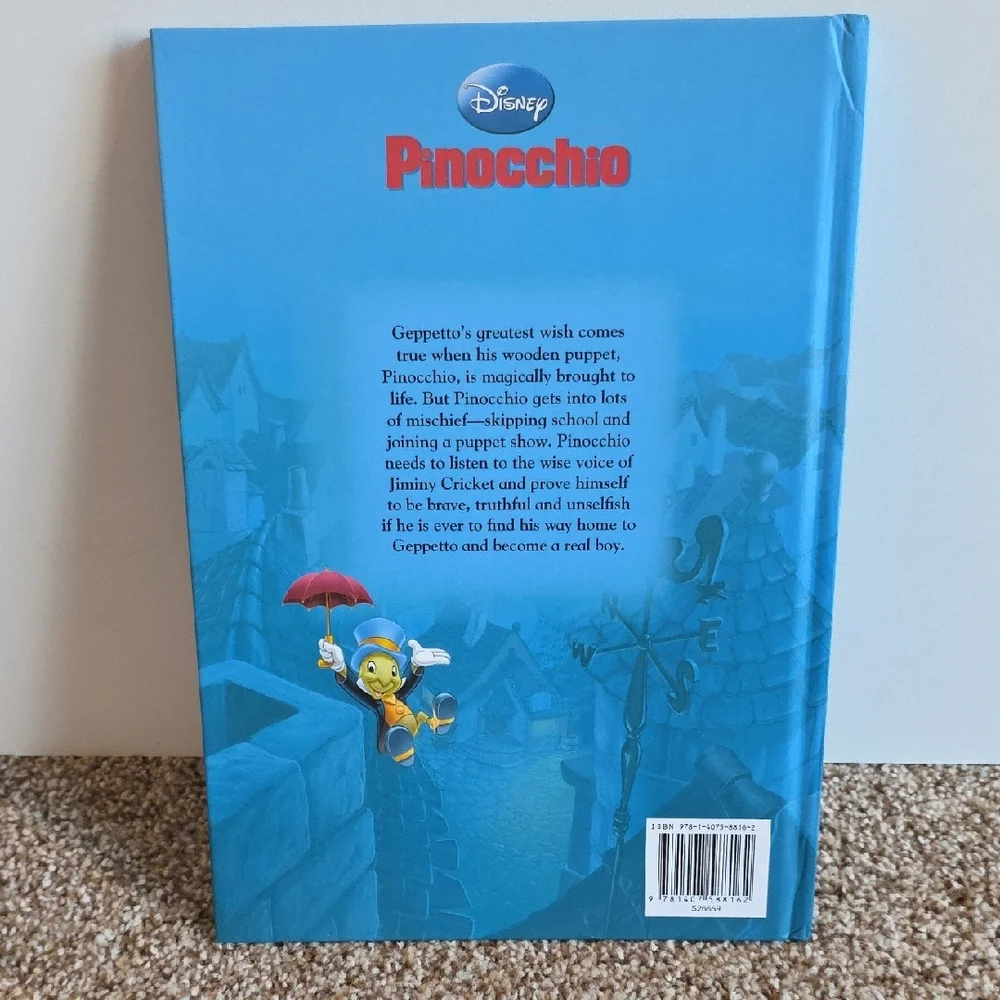 Disney Classics Pinocchio And Peter Pan Storybooks - Die Cut Covers